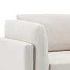 Modern Oversized Armchair with Ottoman, Single Sofa with Lumbar Support, Accent Chair, Reading Chair for Bedroom, Living Room, Cream