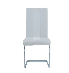 ALTIS FABRIC WHITE DINING CHAIRS (KIT OF 2)