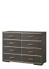 Escher Gray Oak Finish Dresser