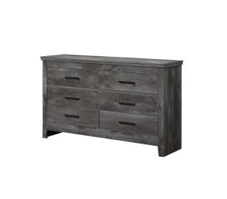 Vidalia Rustic Gray Oak Finish Dresser