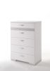 Naima II White High Gloss Finish Chest