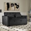 Convertible Sofa Bed,3-in-1 Pull Out Couch Bed with Reclining Backrest and Pillows,Sofa Bed Chair Full Convertible Sleeper Loveseat for Living Room