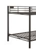Limbra Sandy Black Finish Double Queen Bunk Bed
