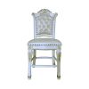 Vendome Antique Pearl Finish Counter Height Chair (Set of 2)