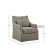 Skirted Swivel Chair