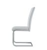 ALTIS FABRIC WHITE DINING CHAIRS (KIT OF 2)