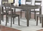 1pc Contemporary Dining Table Rectangular Wood Base Gray Finish Wooden Dining Room Furniture