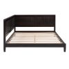 Full Size Wood Daybed/Sofa Bed, Espresso