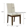 Upholstered Channel-back Dining Chair Set of 2