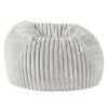Bridgevine Home Sky Luxe 40 inch Minky Dove Grey Memory Foam Lounger