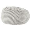 Bridgevine Home Sky Luxe 40 inch Minky Dove Grey Memory Foam Lounger