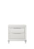 Tarian Pearl White Finish Nightstand