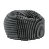 Bridgevine Home Sky Luxe 40 inch Minky Gunmetal Memory Foam Lounger